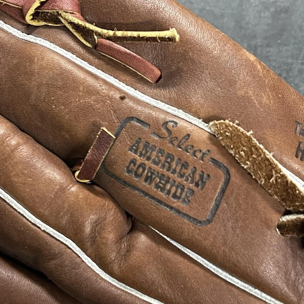 Vintage Wilson Force 4 Baseball Glove Mens 11.5 Brown Leather Taiwan Mitt
